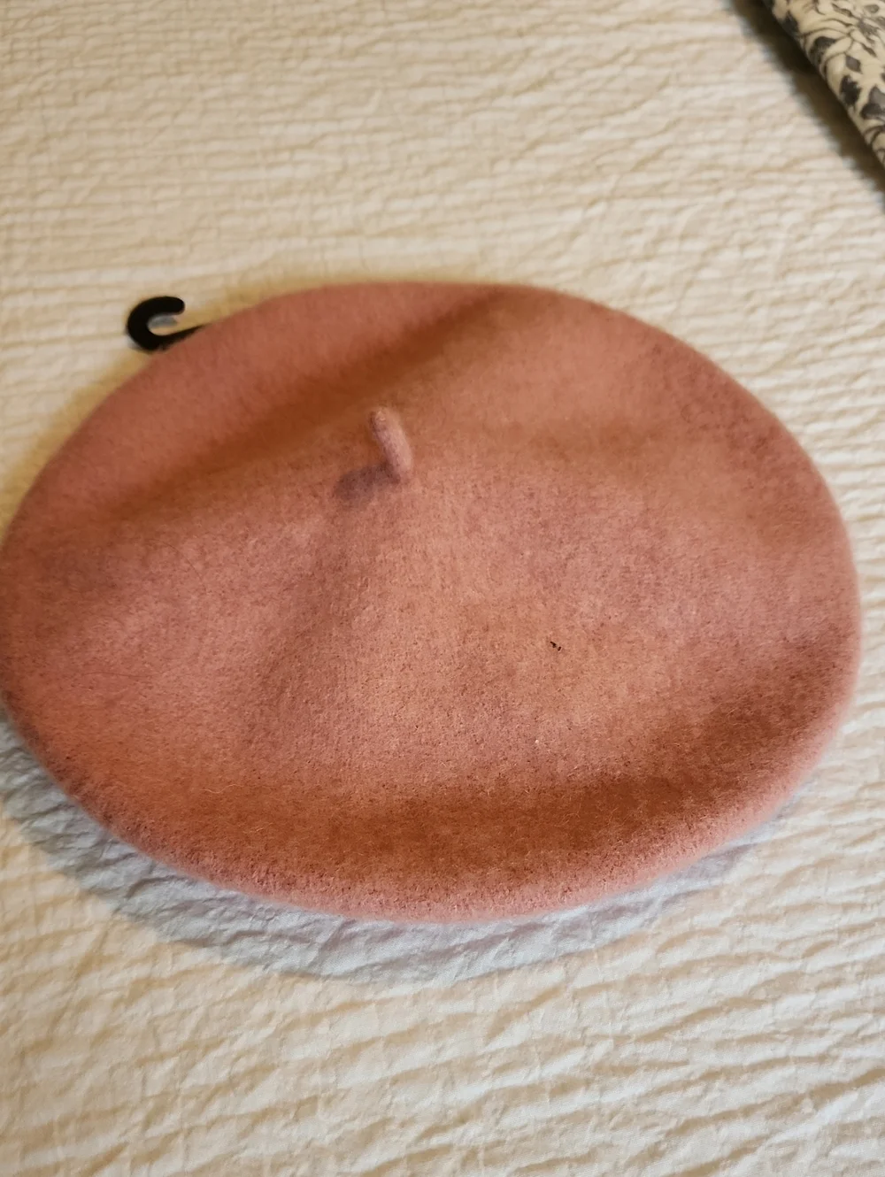 Girls ZARA Pink Wool Beret - Classic French Style